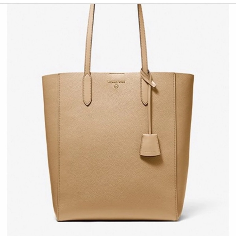 MK Sinclair Large Pebbled Leather Tote Bag